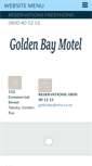 Mobile Screenshot of goldenbaymotel.co.nz